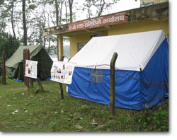 CNVR tented clinic