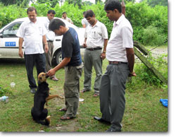 Visit to field camp by Bharatpur Municipality officials